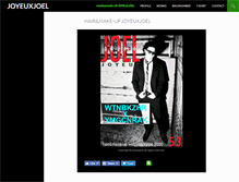 Tablet Screenshot of joyeuxjoel.com